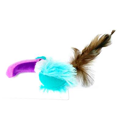 2020 Christmas Cute Variety Packs Feather Interactive Plush Toucan Backyard Friend Blue Bird Cat Toys