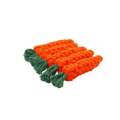 Wholesale Durable Carrot Interactive Training Chew Rope Dog Toy